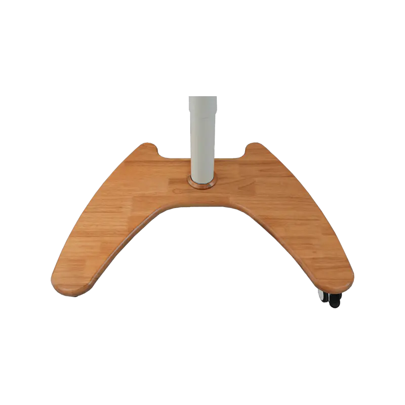 SK06-01 Natural Wood Style Pneumatic Height-Adjustable Desk