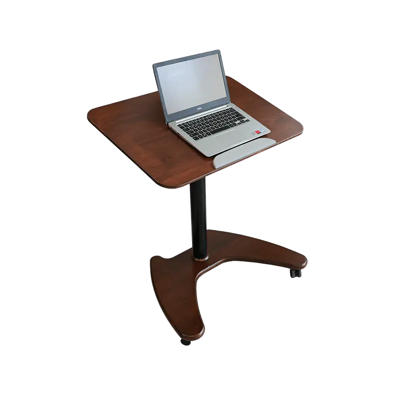 SK06 Solid Wood Walnut Pneumatic Height-Adjustable Tilting Desk