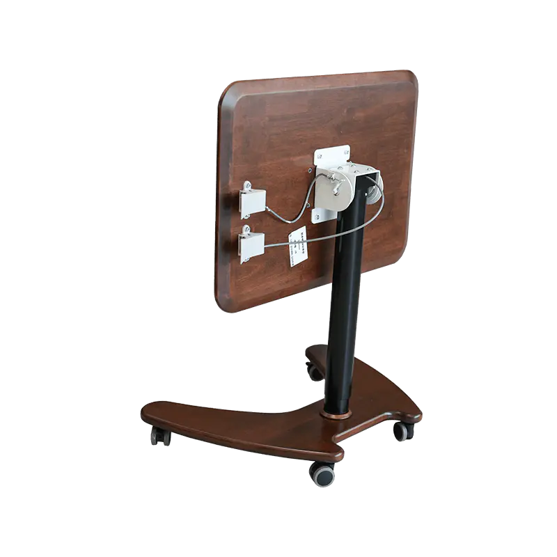 SK06 Solid Wood Walnut Pneumatic Height-Adjustable Tilting Desk