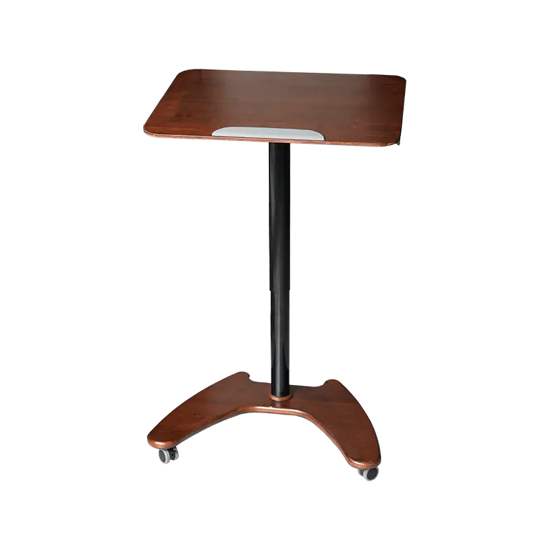 SK06 Solid Wood Walnut Pneumatic Height-Adjustable Tilting Desk