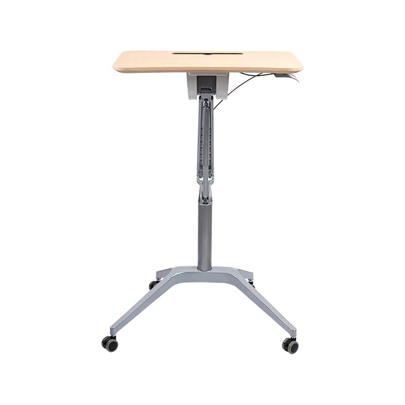 SK01-2 iPad High-Legged Pneumatic Height-Adjustable Desk