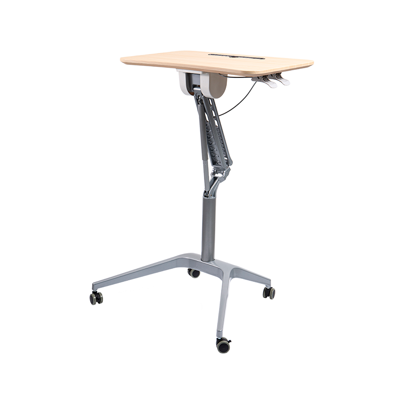 SK01-2 iPad High-Legged Pneumatic Height-Adjustable Desk