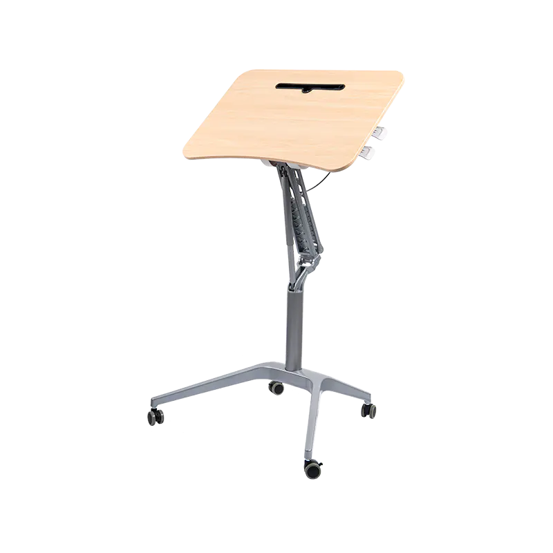 SK01-2 iPad High-Legged Pneumatic Height-Adjustable Desk