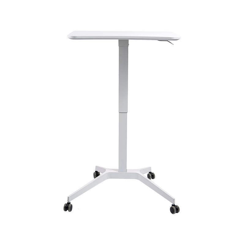 TH07 (Square Aluminum Tube Column) Pneumatic Height-Adjustable Desk