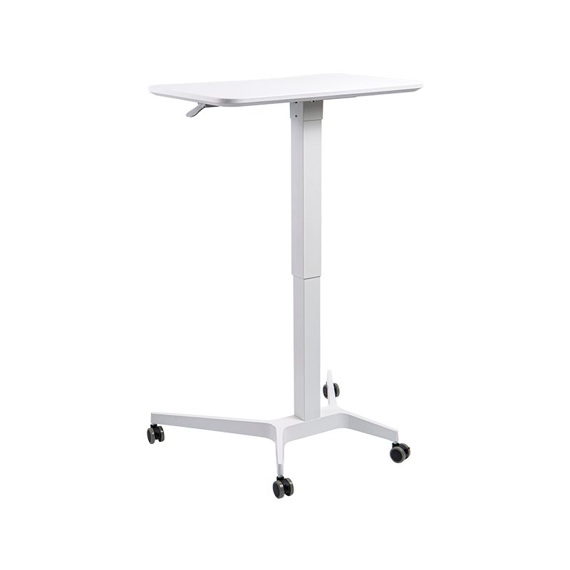 TH07 (Square Aluminum Tube Column) Pneumatic Height-Adjustable Desk