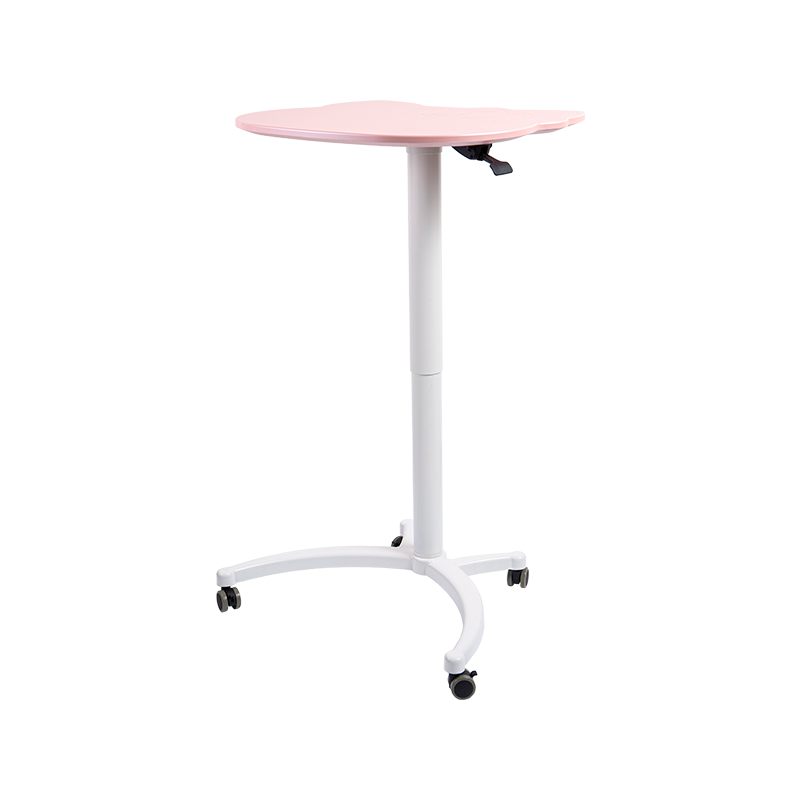 TH07 (Square Aluminum Tube Column) Pneumatic Height-Adjustable Desk