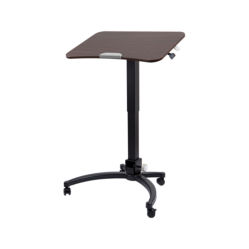 TH09 (Square Aluminum Tube) Pneumatic Height-Adjustable Desk