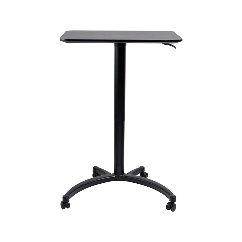 TH-13 (Cat Head Leg Column na may Square Panel Column) Pneumatic Height-Adjustable Desk