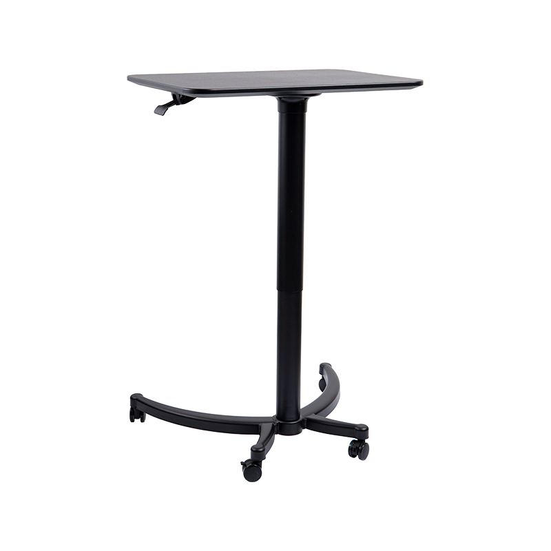 TH-13 (Cat Head Leg Column na may Square Panel Column) Pneumatic Height-Adjustable Desk
