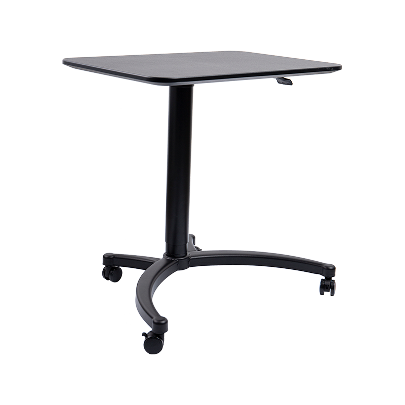 TH-13 (Cat Head Leg Column na may Square Panel Column) Pneumatic Height-Adjustable Desk
